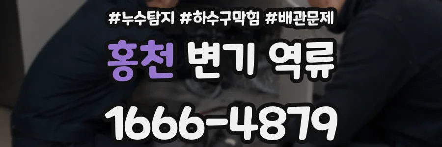 홍천 변기 역류