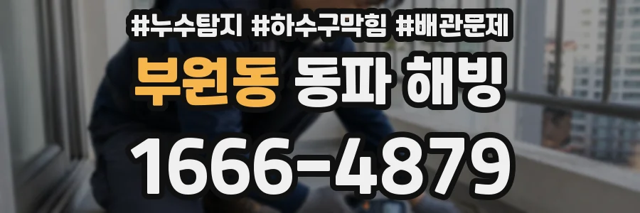 부원동 동파 해빙