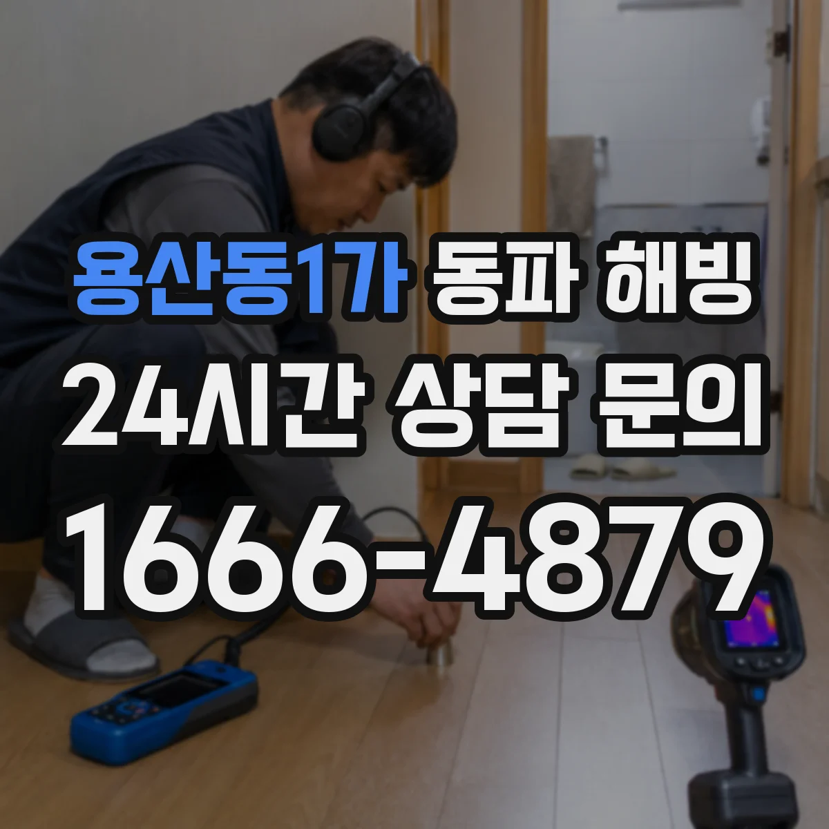 용산동1가 동파 해빙
