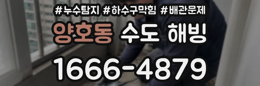 양호동 수도 해빙