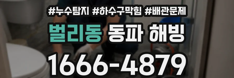 벌리동 동파 해빙