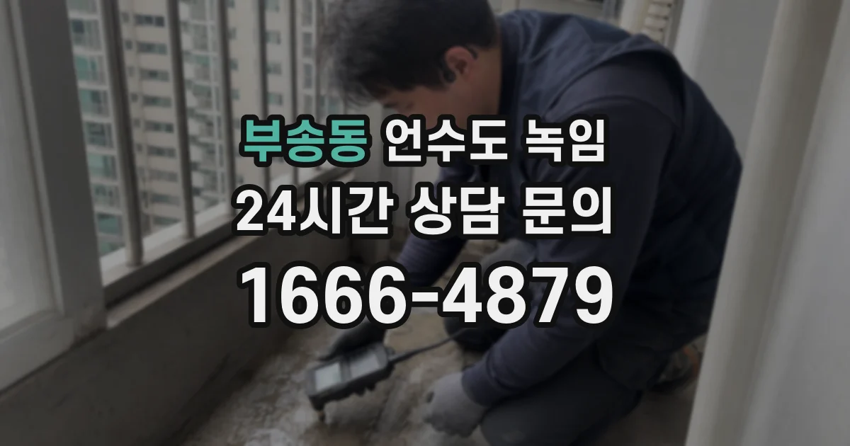 부송동 언수도 녹임