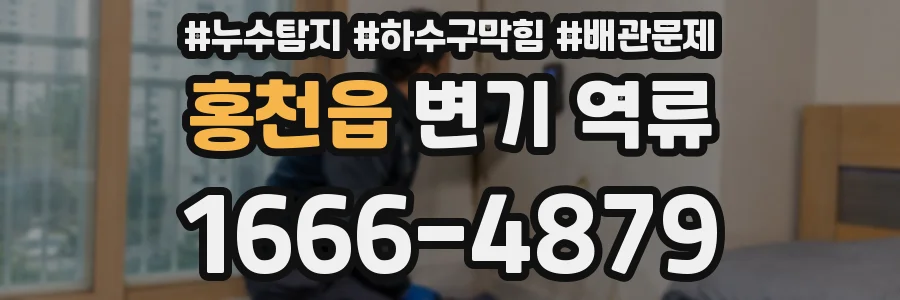홍천읍 변기 역류