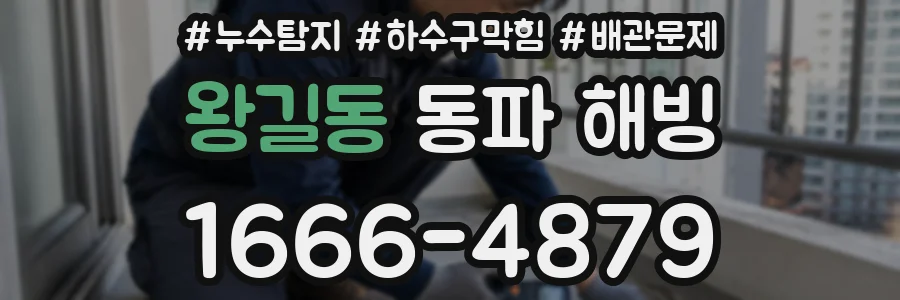 왕길동 동파 해빙