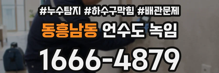 동흥남동 언수도 녹임
