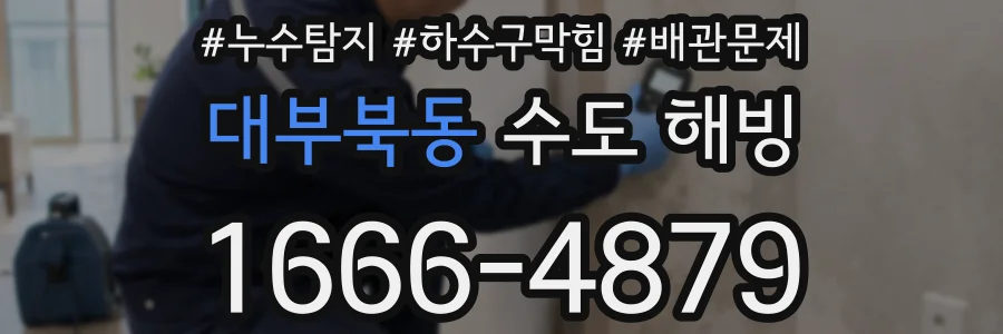 대부북동 수도 해빙