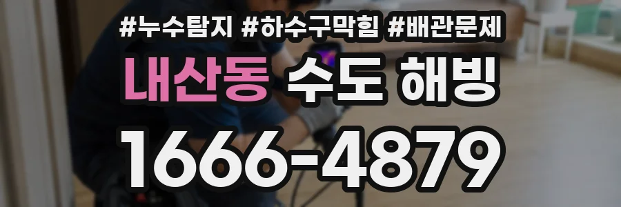 내산동 수도 해빙