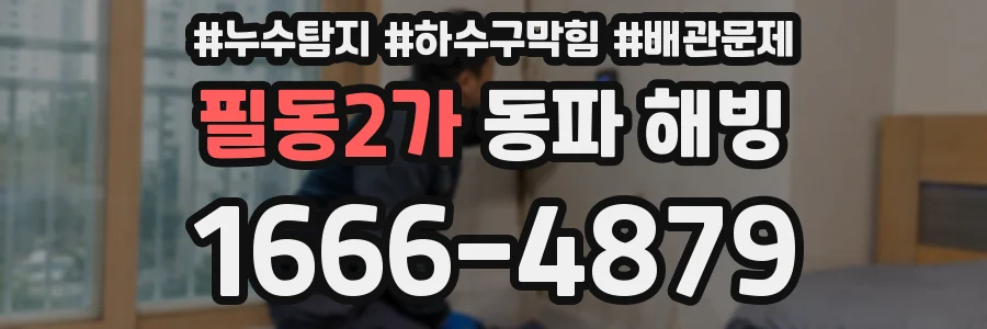 필동2가 동파 해빙