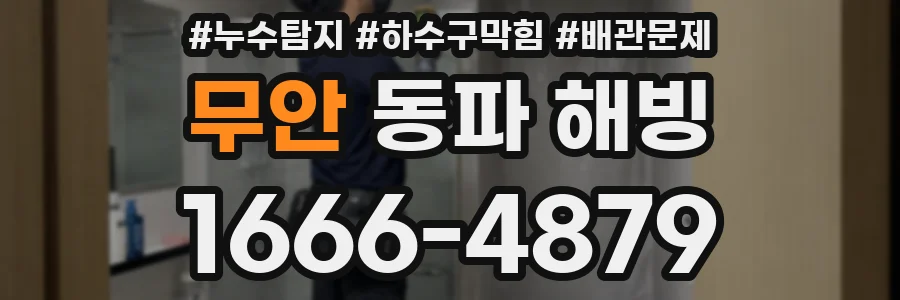 무안 동파 해빙