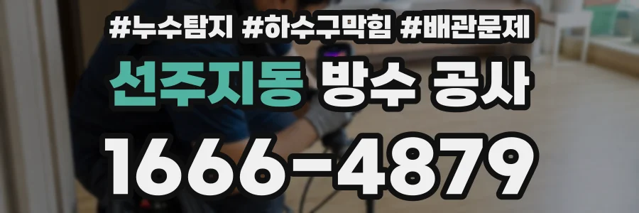 선주지동 방수 공사