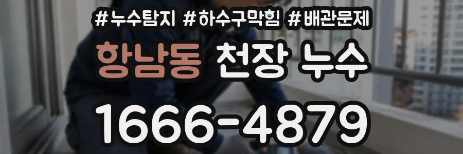 항남동 천장 누수