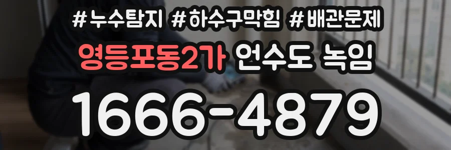 영등포동2가 언수도 녹임