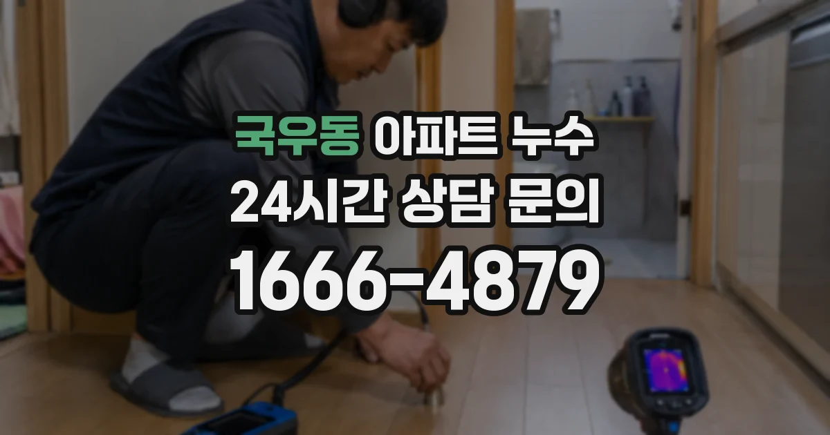 국우동 아파트 누수
