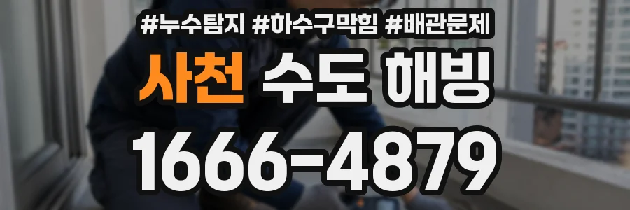 사천 수도 해빙