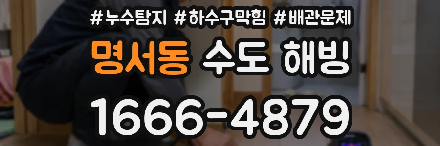 명서동 수도 해빙