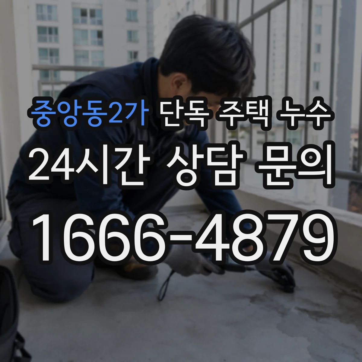 중앙동2가 단독 주택 누수