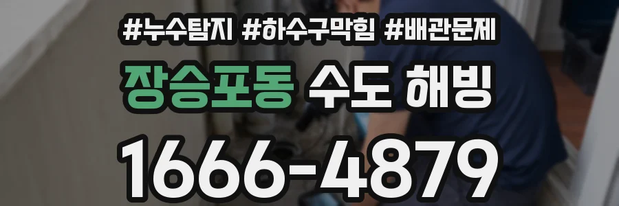 장승포동 수도 해빙