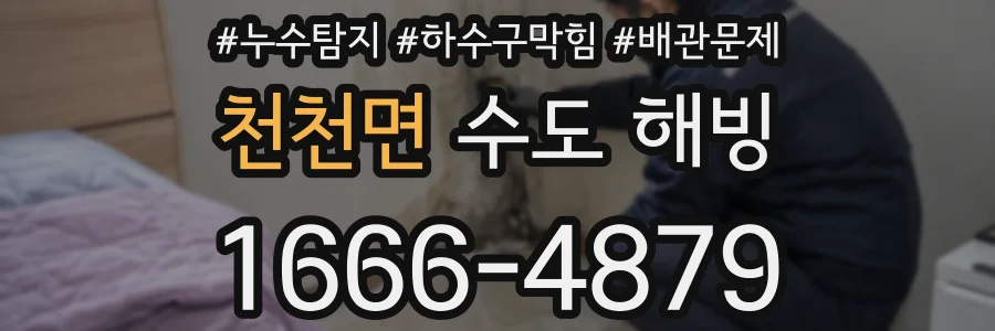 천천면 수도 해빙