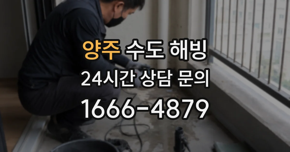 양주 수도 해빙