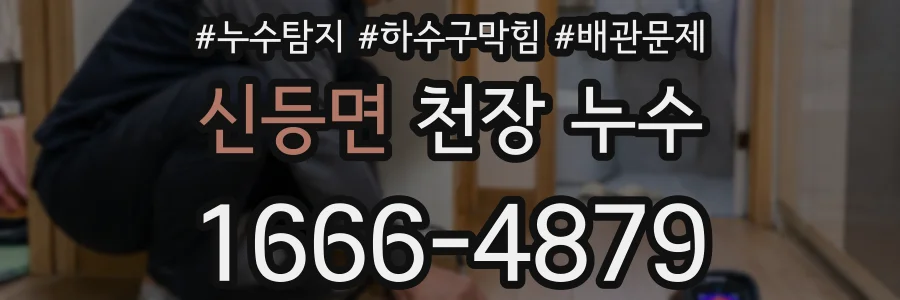 신등면 천장 누수