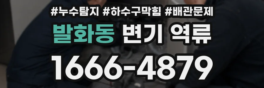 발화동 변기 역류