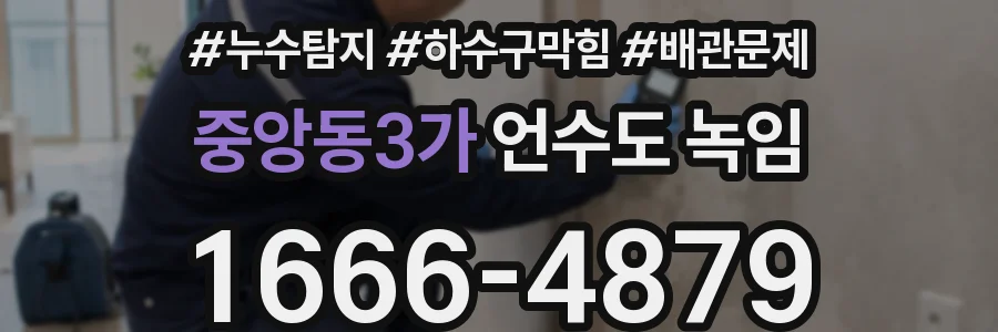 중앙동3가 언수도 녹임