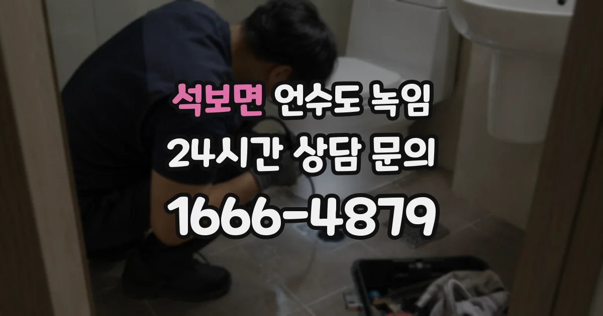 석보면 언수도 녹임