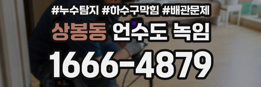 상봉동 언수도 녹임