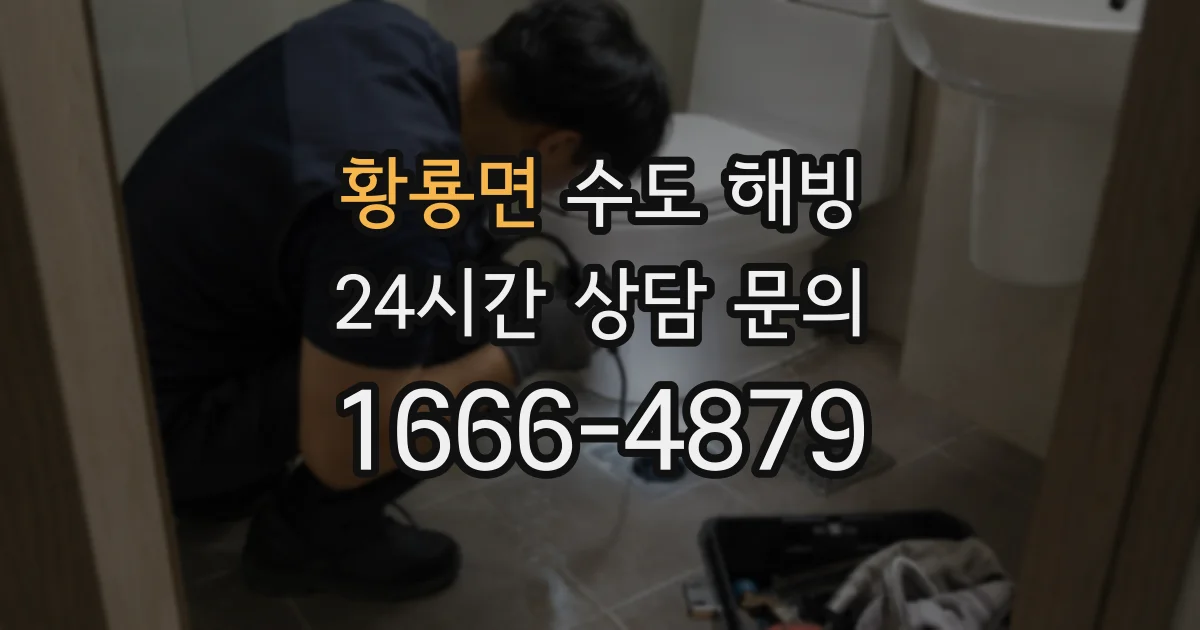 황룡면 수도 해빙