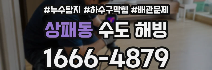 상패동 수도 해빙