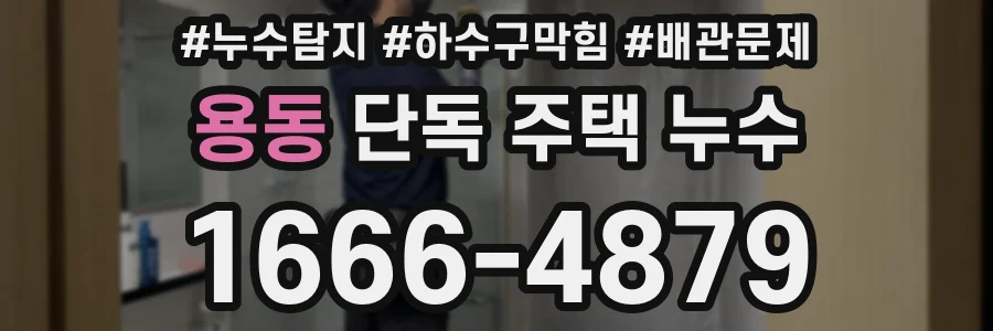 용동 단독 주택 누수