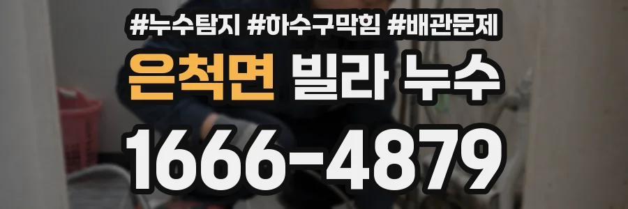 은척면 빌라 누수