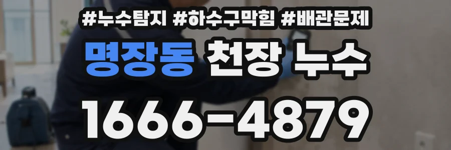 명장동 천장 누수