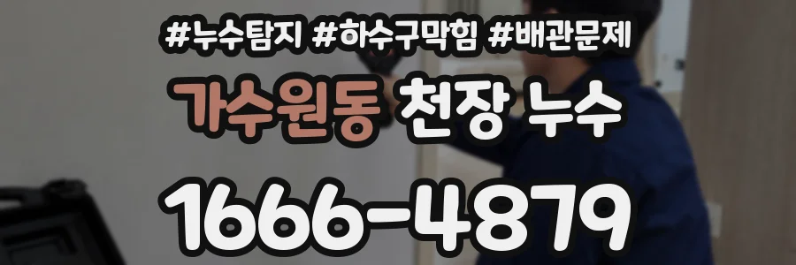 가수원동 천장 누수
