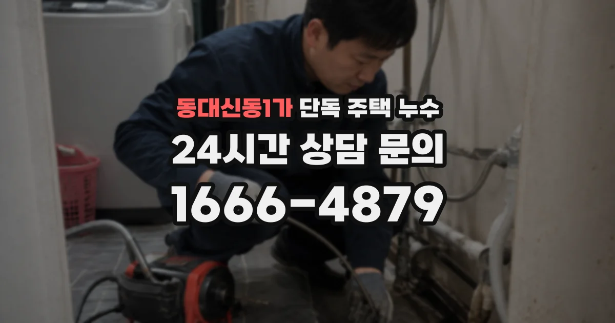 동대신동1가 단독 주택 누수