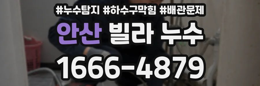 안산 빌라 누수