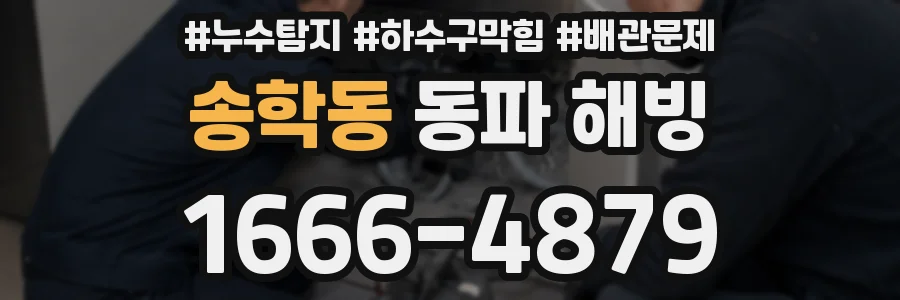 송학동 동파 해빙