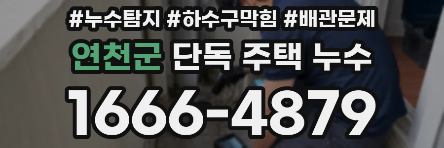 연천군 단독 주택 누수