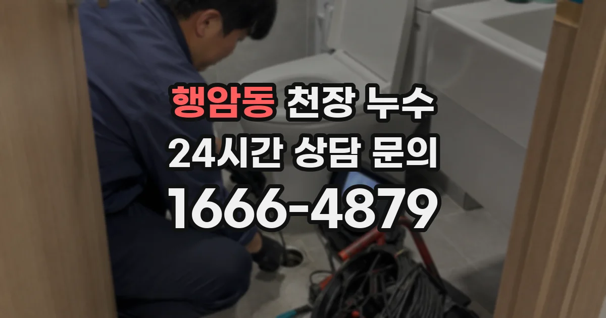 행암동 천장 누수