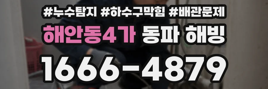 해안동4가 동파 해빙
