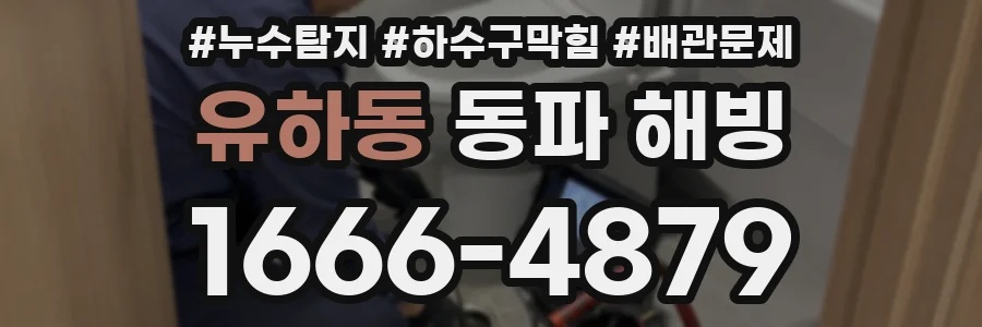 유하동 동파 해빙