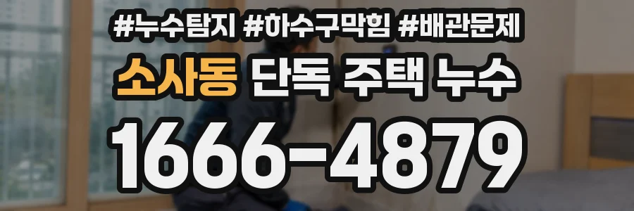 소사동 단독 주택 누수