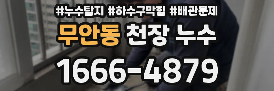 무안동 천장 누수