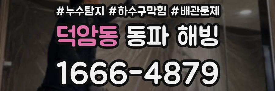 덕암동 동파 해빙