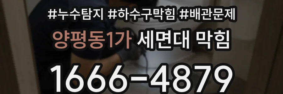양평동1가 세면대 막힘