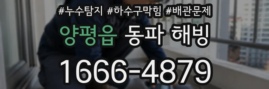 양평읍 동파 해빙