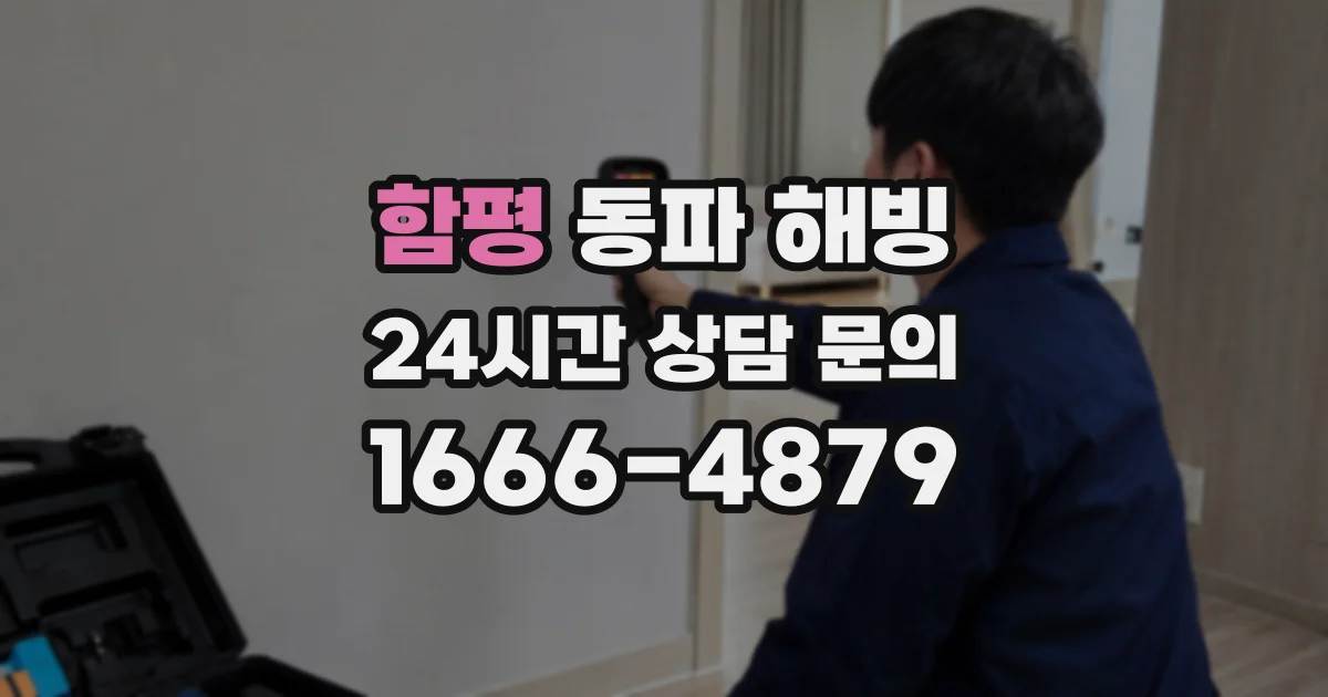 함평 동파 해빙