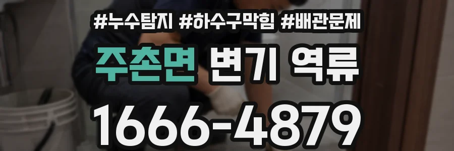 주촌면 변기 역류