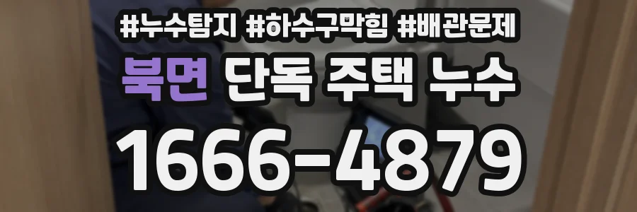북면 단독 주택 누수