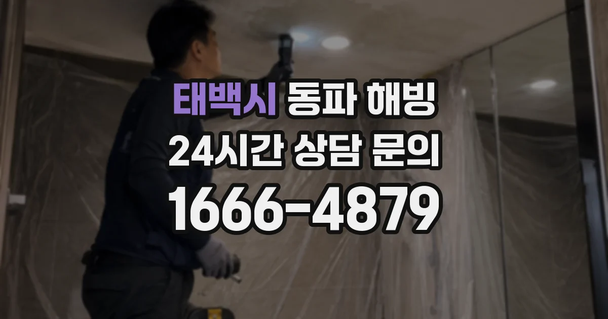 태백시 동파 해빙